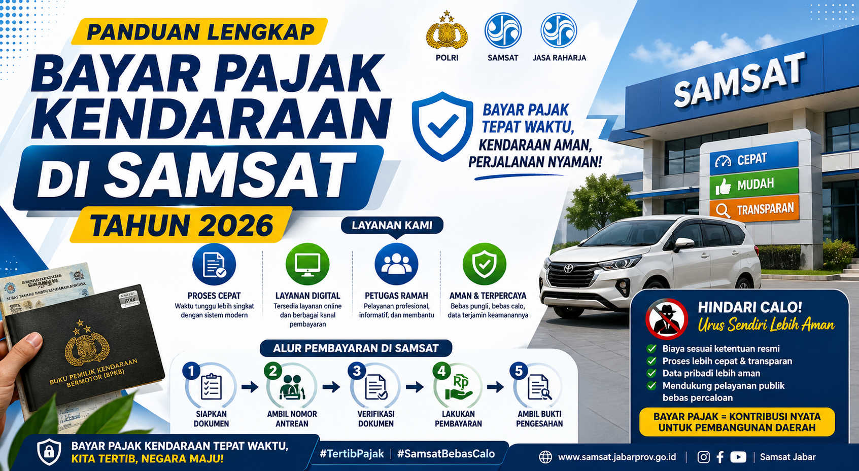 Panduan Lengkap Bayar Pajak Kendaraan di Samsat Tahun 2026